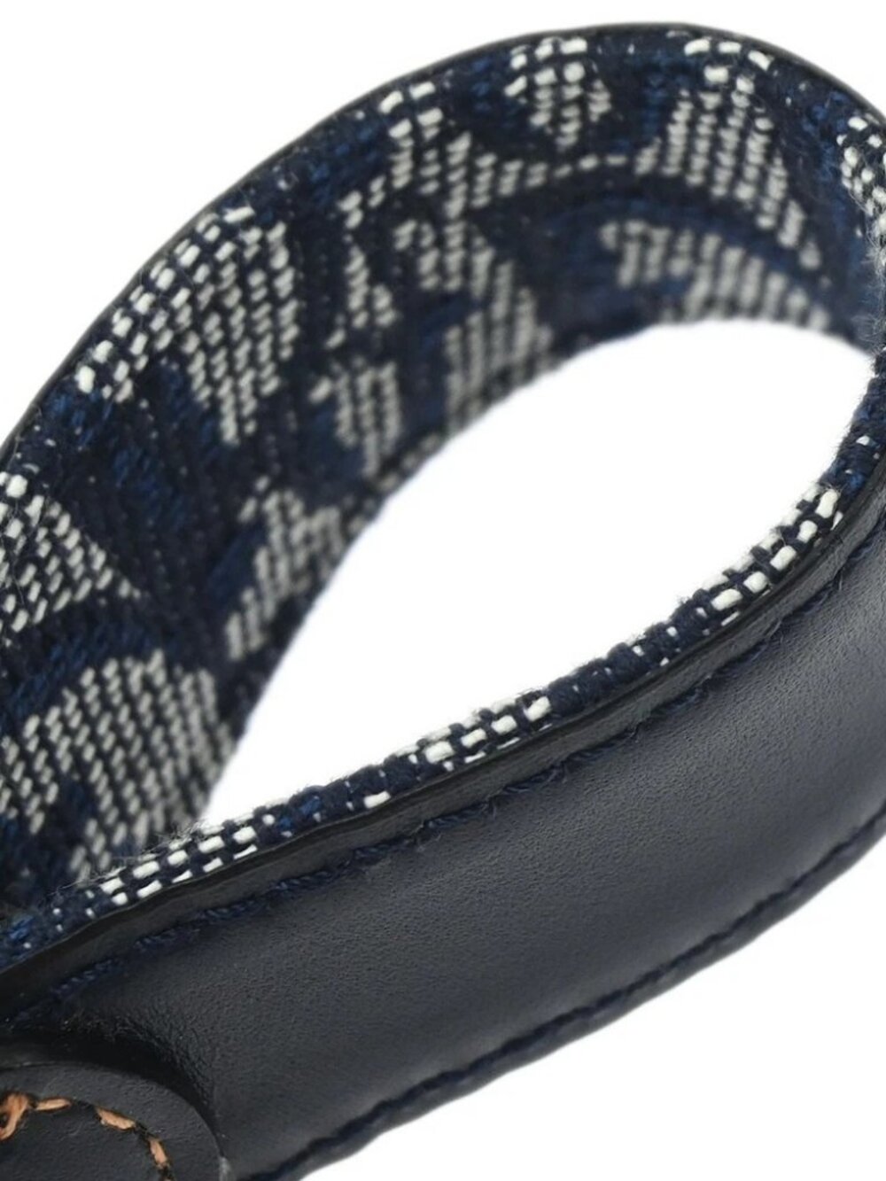 Christian Dior Trotter Belt Navy #85 - Picture 7 of 15